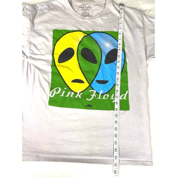 Pink Floyd Alien Faces Graphic Tee Gray L - Picture 4 of 6
